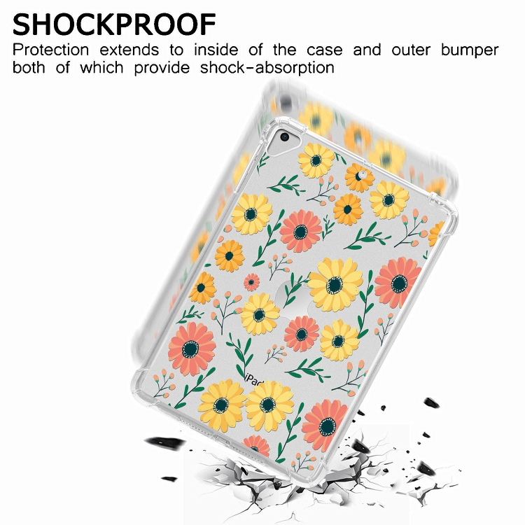 For iPad 9.7 (2018) & (2017) Painted Dropproof TPU Protective Case(Daisy) For iPad 9.7 (2018) & (2017) Painted Dropproof TPU Protective Case(Daisy)