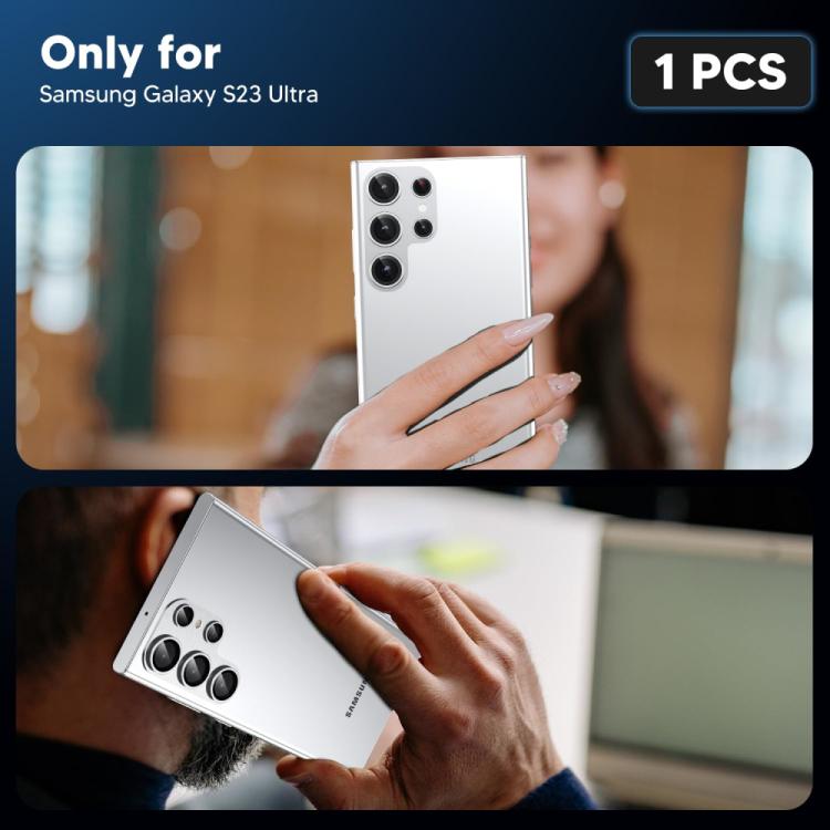 For Samsung Galaxy S24 Ultra 5G XDcase Frosted Armor Metal + Tempered Glass Camera Lens Film(Grey)