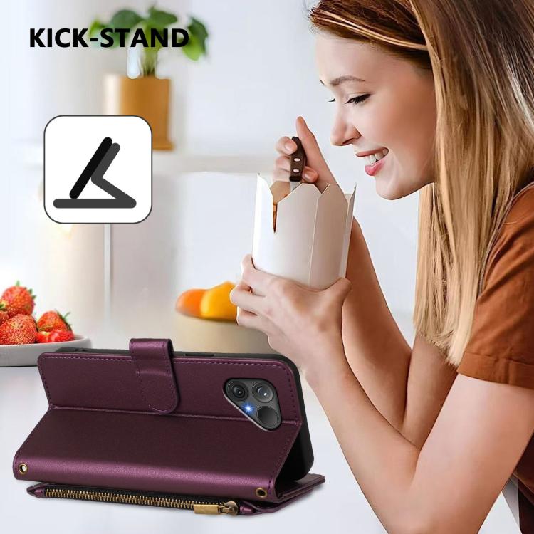 Baifu Mandala Blumen Hülle Für Fairphone 5 Handyhülle, Card Slot Leder Wallet Case Für Fairphone 5 Tasche-03 - View #13