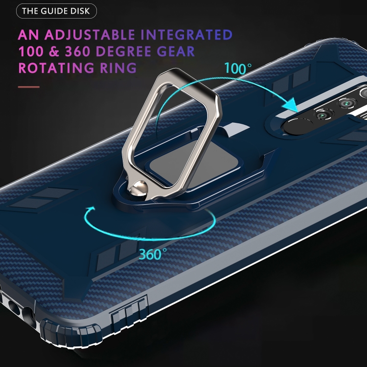 For Xiaomi Redmi Prime Carbon Fiber Protective Case with 360