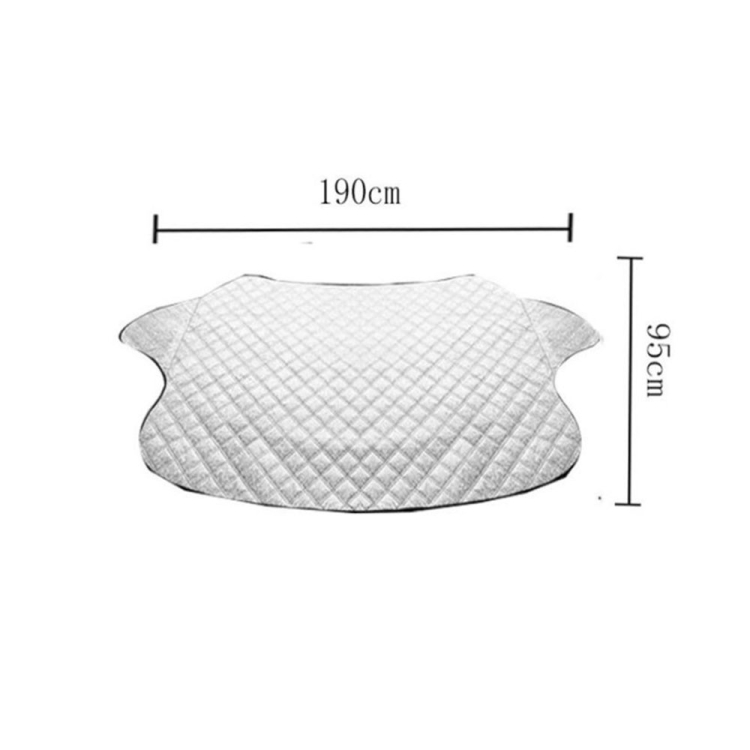 Parabrezza per auto Snow Ice Sun Cover, dimensioni: 190 x 95 cm