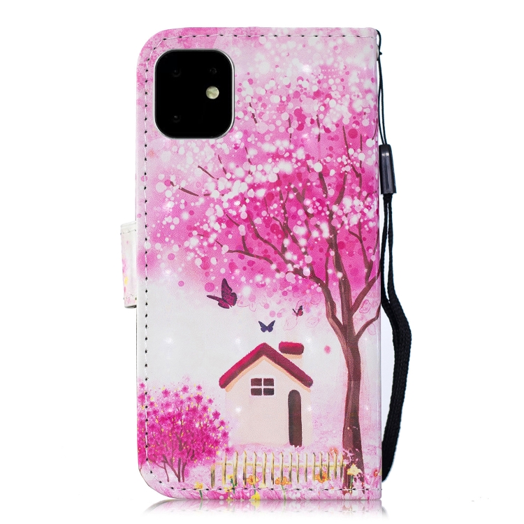 For iPhone 12 / 12 Pro 3D Painting Pattern Coloured Drawing Horizontal Flip PU Leather Case with Holder & Card Slots & Wallet(Tree House) For iPhone 12 / 12 Pro 3D Painting Pattern Coloured Drawing Horizontal Flip PU Leather Case with Holder & Card Slots & Wallet(Tree House)
