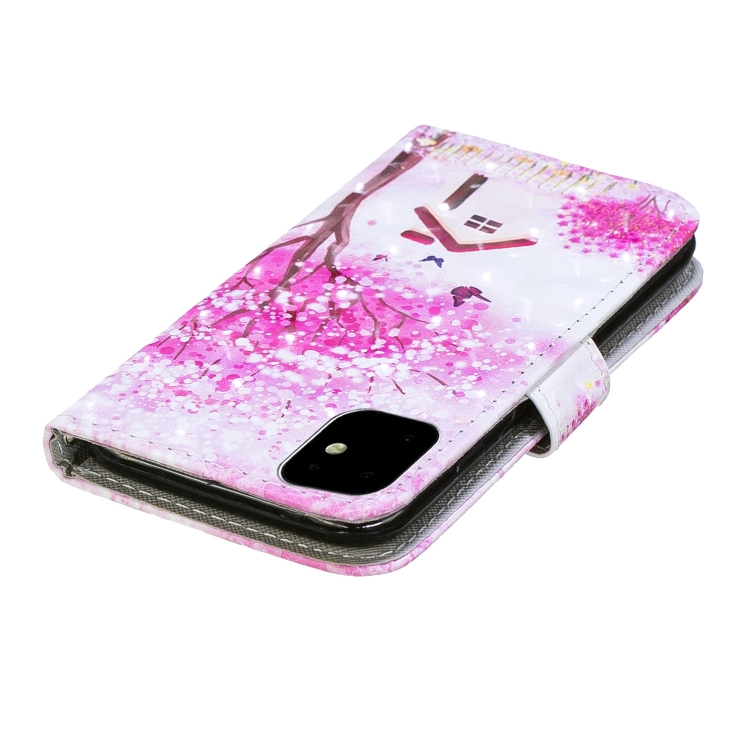 For iPhone 12 / 12 Pro 3D Painting Pattern Coloured Drawing Horizontal Flip PU Leather Case with Holder & Card Slots & Wallet(Tree House) For iPhone 12 / 12 Pro 3D Painting Pattern Coloured Drawing Horizontal Flip PU Leather Case with Holder & Card Slots & Wallet(Tree House)