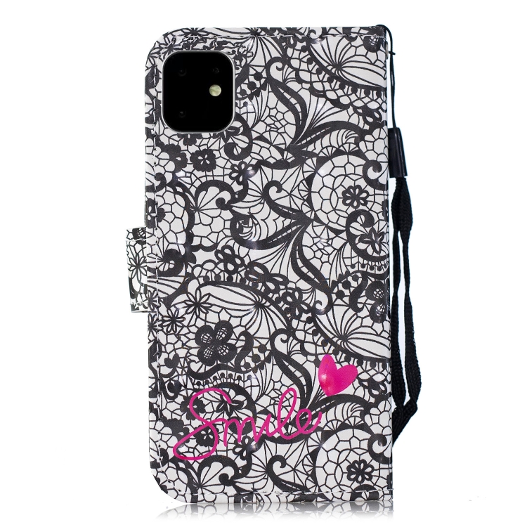 For iPhone 12 / 12 Pro 3D Diamond Encrusted Painting Pattern Coloured Drawing Horizontal Flip PU Leather Case with Holder & Card Slots & Wallet(Lace Flower) For iPhone 12 / 12 Pro 3D Diamond Encrusted Painting Pattern Coloured Drawing Horizontal Flip PU Leather Case with Holder & Card Slots & Wallet(Lace Flower)