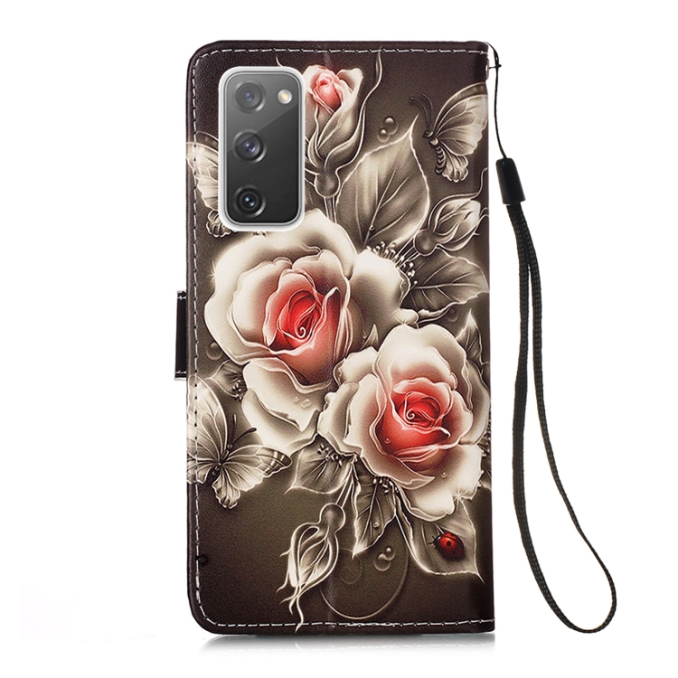 For Samsung Galaxy S20 FE 5G 3D Painting Horizontal Flip Leather Case with Holder & Card Slot & Lanyard(Rose Flower) For Samsung Galaxy S20 FE 5G 3D Painting Horizontal Flip Leather Case with Holder & Card Slot & Lanyard(Rose Flower)
