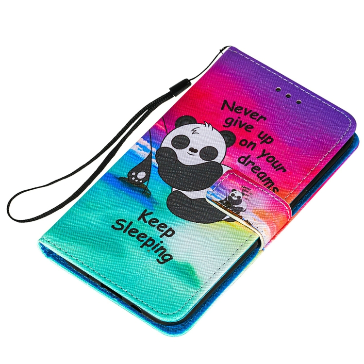 For Samsung Galaxy S20 FE 5G Colored Drawing Pattern Horizontal Flip Leather Case with Holder & Card Slot & Lanyard(Panda) For Samsung Galaxy S20 FE 5G Colored Drawing Pattern Horizontal Flip Leather Case with Holder & Card Slot & Lanyard(Panda)
