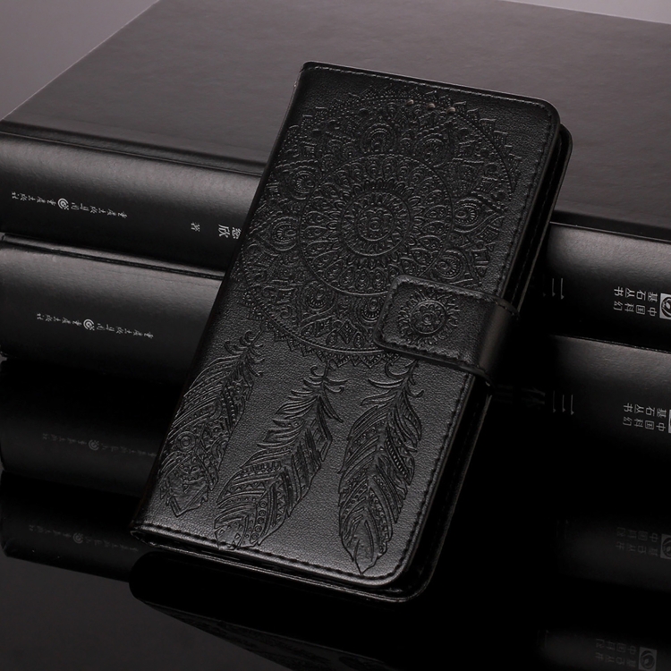 For Samsung Galaxy S20 FE 5G Dream Catcher Printing Horizontal Flip Leather Case with Holder & Card Slots & Wallet & Lanyard(Black)