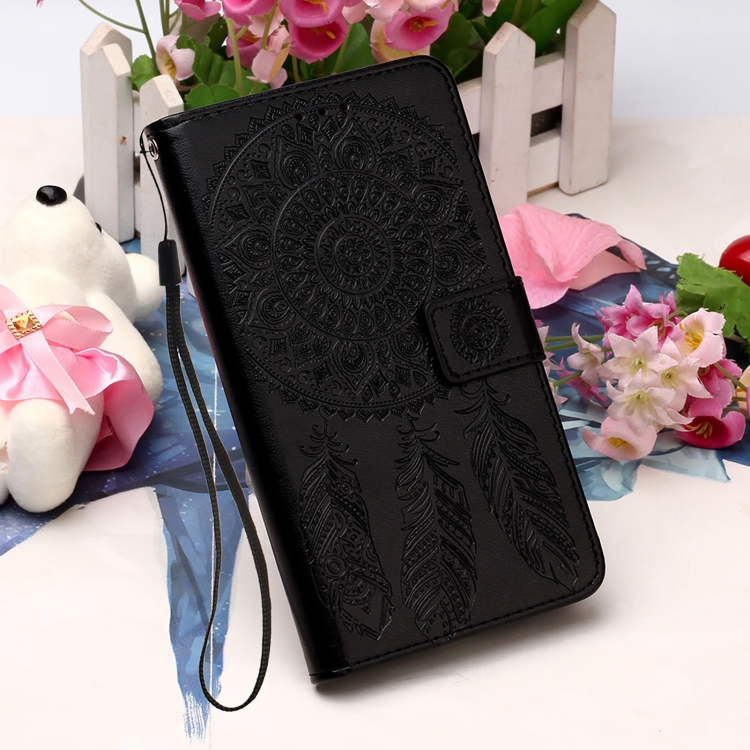 For Samsung Galaxy S20 FE 5G Dream Catcher Printing Horizontal Flip Leather Case with Holder & Card Slots & Wallet & Lanyard(Black)