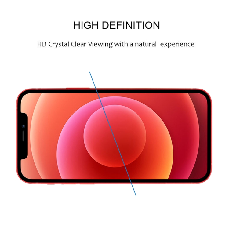 For iPhone 12 mini Full Glue Full Screen Tempered Glass Film For iPhone 12 mini Full Glue Full Screen Tempered Glass Film