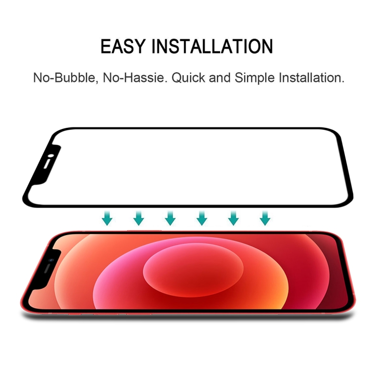 For iPhone 12 mini Full Glue Full Screen Tempered Glass Film For iPhone 12 mini Full Glue Full Screen Tempered Glass Film