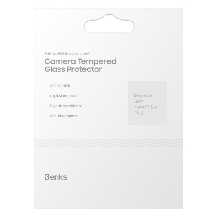 For iPhone 12 2pcs Benks KR Series 0.15mm Lens Camera Flexible Tempered Film For iPhone 12 2pcs Benks KR Series 0.15mm Lens Camera Flexible Tempered Film