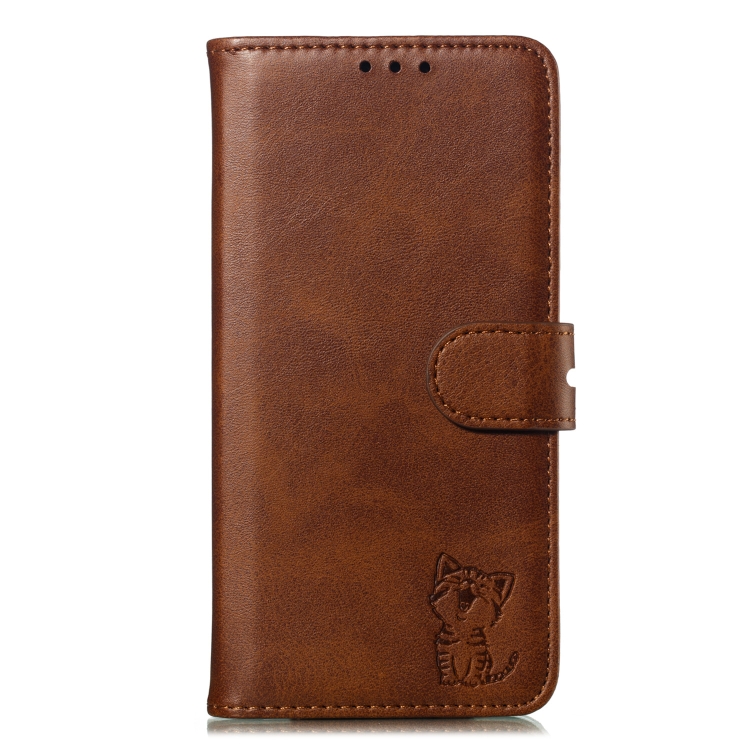 For Samsung Galaxy S20 FE Embossed Happy Cat Pattern Horizontal Flip Leather Case with Holder & Card Slots & Wallet(Brown) For Samsung Galaxy S20 FE Embossed Happy Cat Pattern Horizontal Flip Leather Case with Holder & Card Slots & Wallet(Brown)