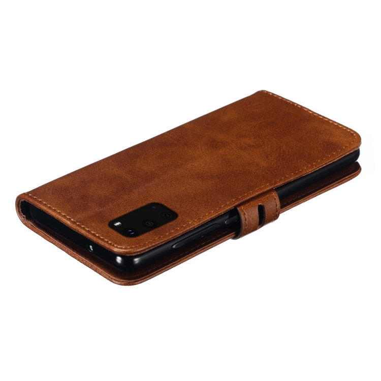 For Samsung Galaxy S20 FE Embossed Happy Cat Pattern Horizontal Flip Leather Case with Holder & Card Slots & Wallet(Brown) For Samsung Galaxy S20 FE Embossed Happy Cat Pattern Horizontal Flip Leather Case with Holder & Card Slots & Wallet(Brown)