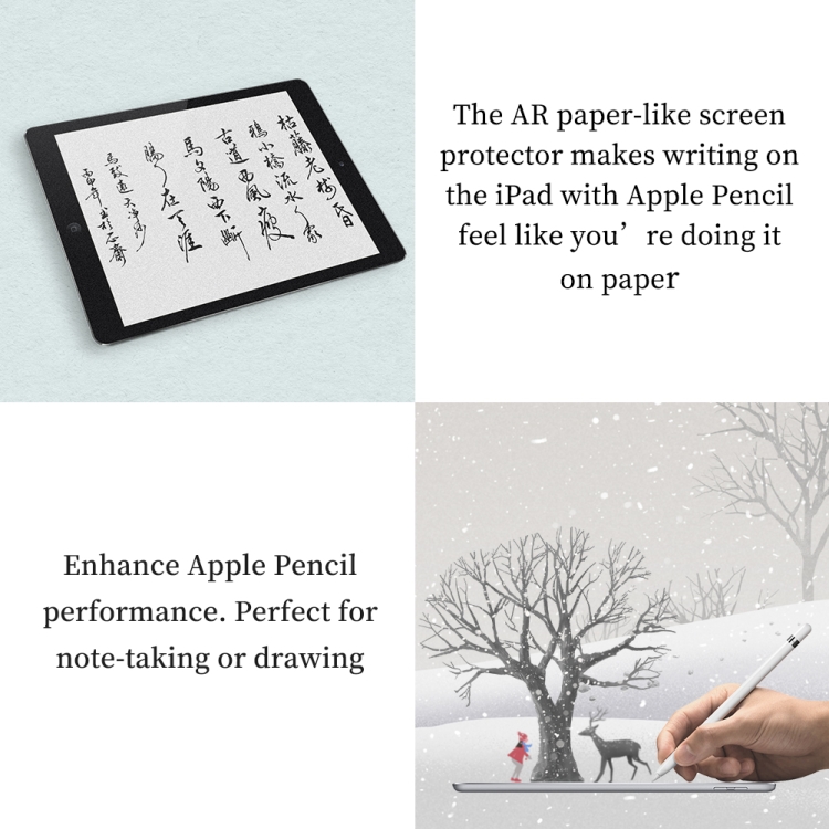 0.19mm AG Paper-like Screen Protector For iPad mini 2019 & 4 0.19mm AG Paper-like Screen Protector For iPad mini 2019 & 4