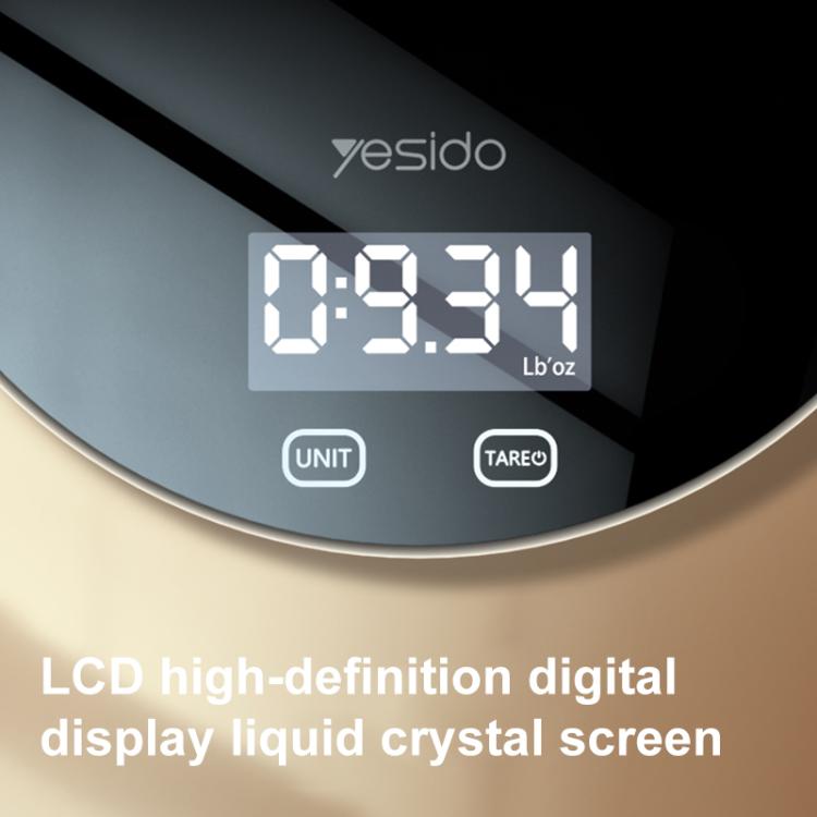 Yesido Mg43 Smart Kitchen Electronic Scale(Black) - 5