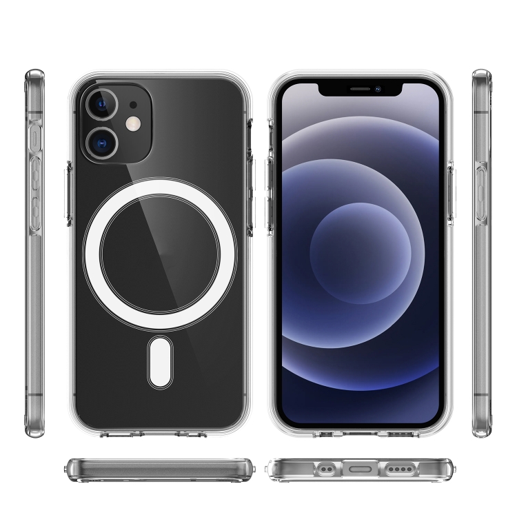 Coque et étui téléphone mobile CABLING ® Coque magnétique pour iPhone 13  6,1 avec MagSafe recharge sans fil, antichoc, transparent, anti-rayures