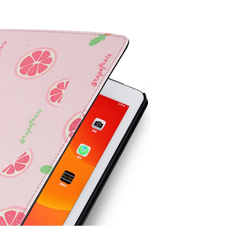 For iPad 10.2 2021 / 2020 / 2019 Anti-fall Horizontal Flip TPU Leather Case with Holder & Sleep / Wake-up Function(Orange)