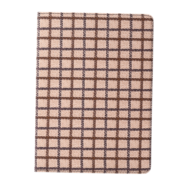 Woolen Plaid Pattern Horizontal Flip Leather Case with Holder & Sleep / Wake-up Function For iPad 9.7 (2018) & (2017)(Brown) Woolen Plaid Pattern Horizontal Flip Leather Case with Holder & Sleep / Wake-up Function For iPad 9.7 (2018) & (2017)(Brown)