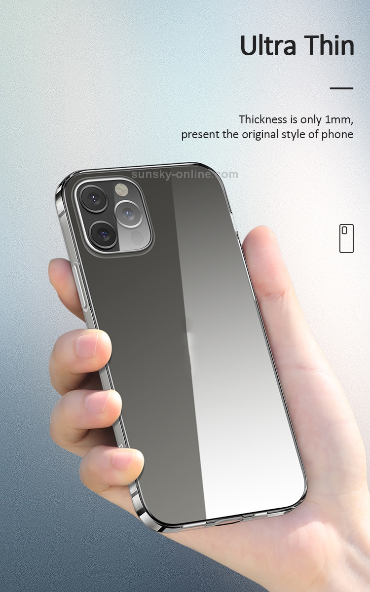 For iPhone 12 mini USAMS US-BH605 Primary Series Shockproof Transparent TPU Protective Case For iPhone 12 mini USAMS US-BH605 Primary Series Shockproof Transparent TPU Protective Case