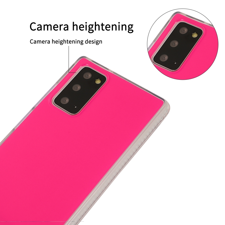 For Samsung Galaxy Note 20 TPU + Acrylic Anti-fall Mirror Phone Protective Case(Pink Green) For Samsung Galaxy Note 20 TPU + Acrylic Anti-fall Mirror Phone Protective Case(Pink Green)