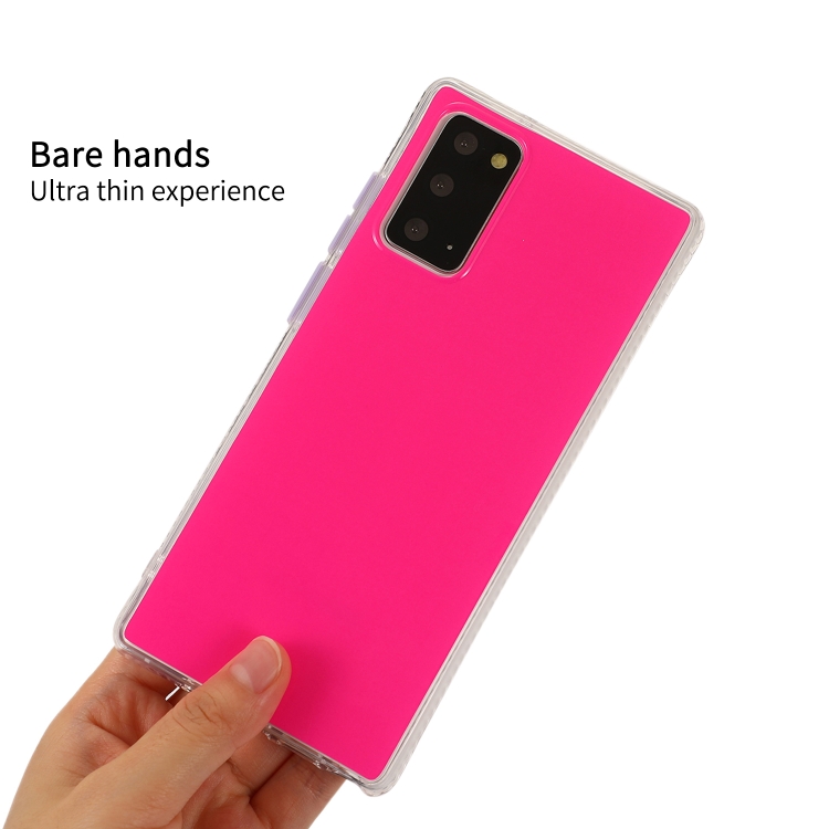 For Samsung Galaxy Note 20 TPU + Acrylic Anti-fall Mirror Phone Protective Case(Pink Green) For Samsung Galaxy Note 20 TPU + Acrylic Anti-fall Mirror Phone Protective Case(Pink Green)