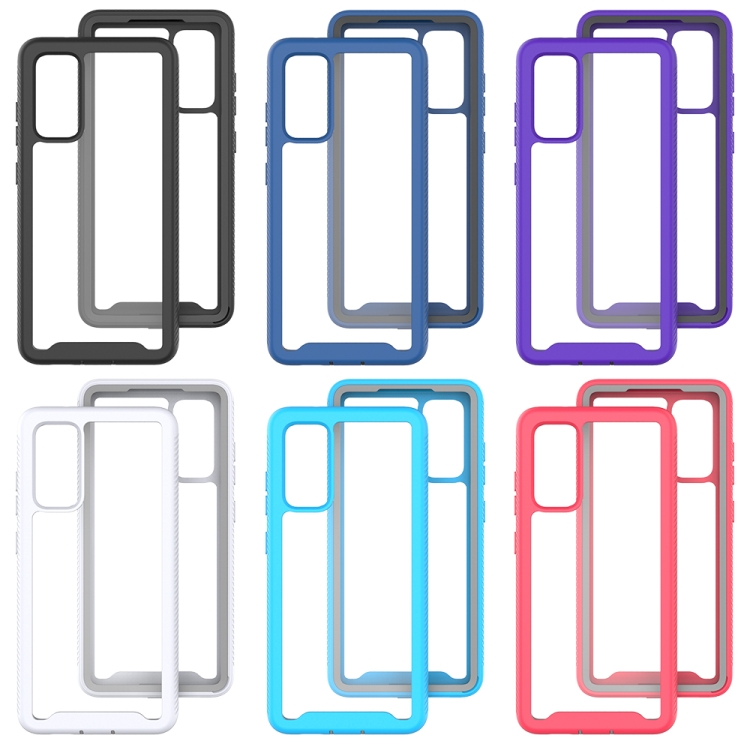 For Samsung Galaxy S20 FE Starry Sky Solid Color Series Shockproof PC + TPU Protective Case(Black) For Samsung Galaxy S20 FE Starry Sky Solid Color Series Shockproof PC + TPU Protective Case(Black)
