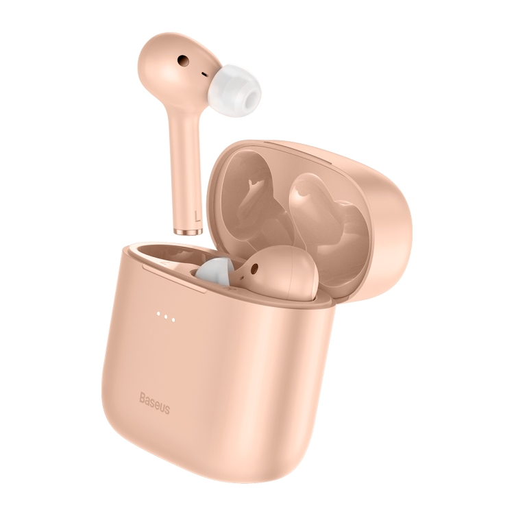 Baseus NGW06-04 Encok TWS Bluetooth 5.0 Wireless Bluetooth Earphone with Charging Box, Support Touch & Double-side Wireless Charging & Infrared In-ear Sensor(Pink) Baseus NGW06-04 Encok TWS Bluetooth 5.0 Wireless Bluetooth Earphone with Charging Box, Support Touch & Double-side Wireless Charging & Infrared In-ear Sensor(Pink)