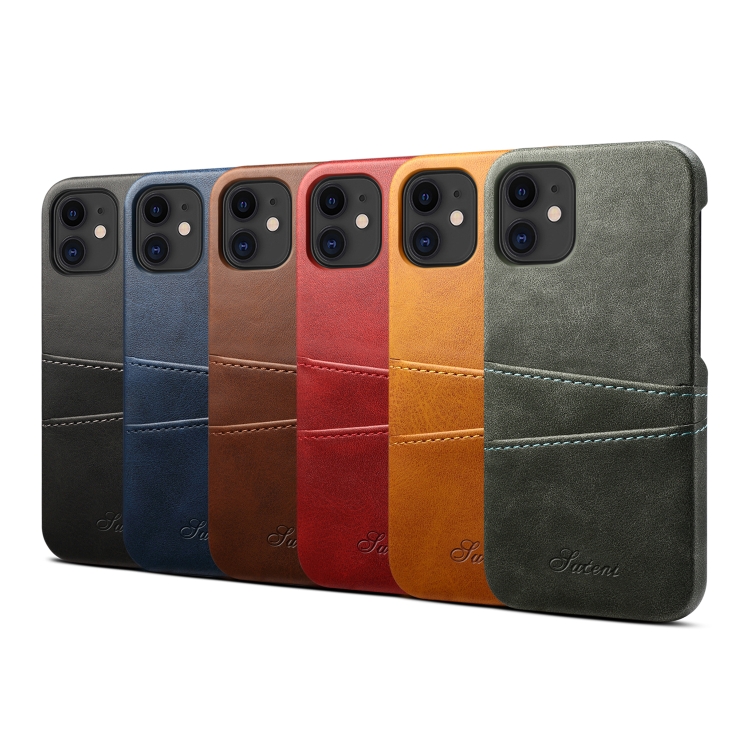 For iPhone 12 / 12 Pro Calf Texture Back Cover Protective Case with Card Slots(Black) For iPhone 12 / 12 Pro Calf Texture Back Cover Protective Case with Card Slots(Black)