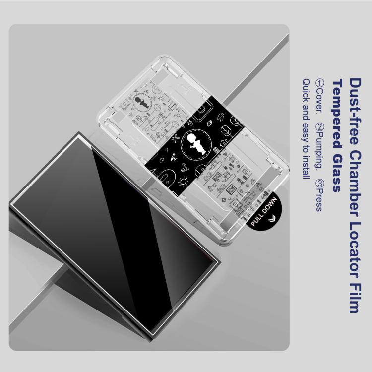 For Samsung Galaxy Tab S9 11/S10 FE 10.9 imak Dust-free Chamber Locator Tablet Tempered Glass Film