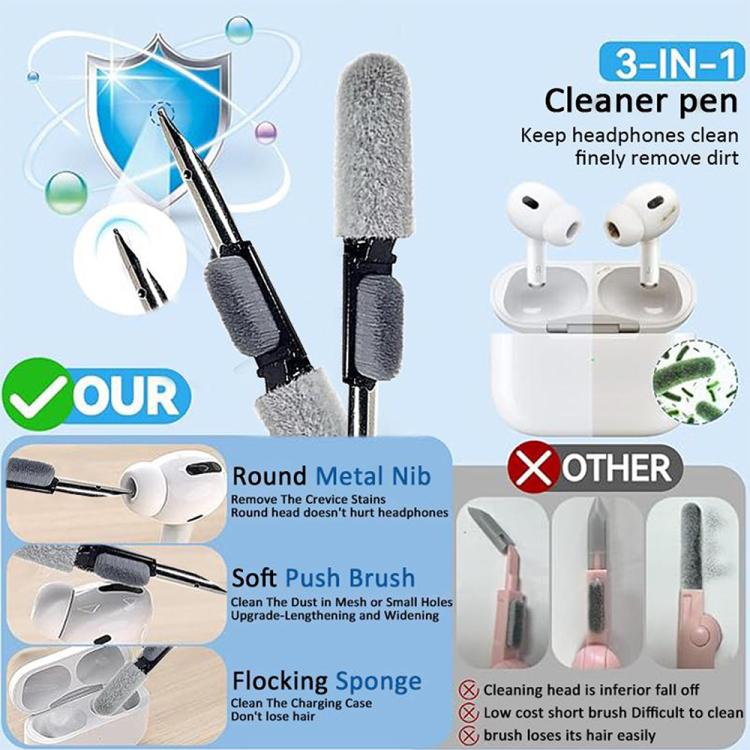 For Samsung Galaxy Buds2 Pro / Buds+ XDcase 3 Pairs Replacement Silicone Ear Tips Kit, S/M/L Size(Black)