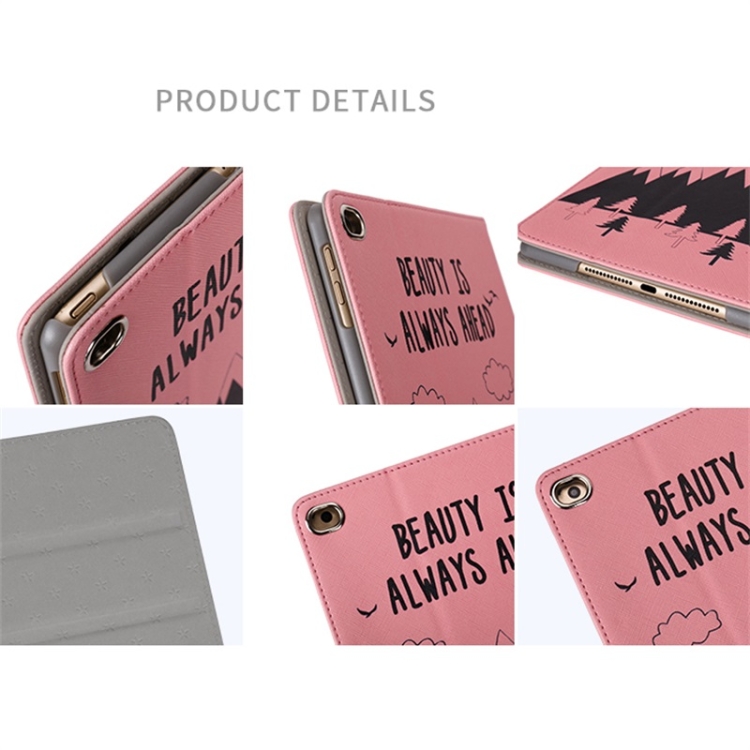 Color Painting PU Leather Horizontal Flip Leather Case with Holder & Sleep / Wake-up Function For iPad 9.7 (2018) & (2017)(Pink) Color Painting PU Leather Horizontal Flip Leather Case with Holder & Sleep / Wake-up Function For iPad 9.7 (2018) & (2017)(Pink)