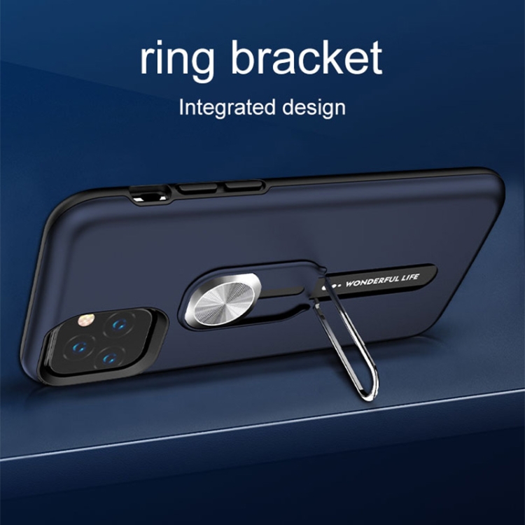 For iPhone 12 mini 2 in 1 Shockproof TPU+PC Case with Ring Holder (Blue) For iPhone 12 mini 2 in 1 Shockproof TPU+PC Case with Ring Holder (Blue)