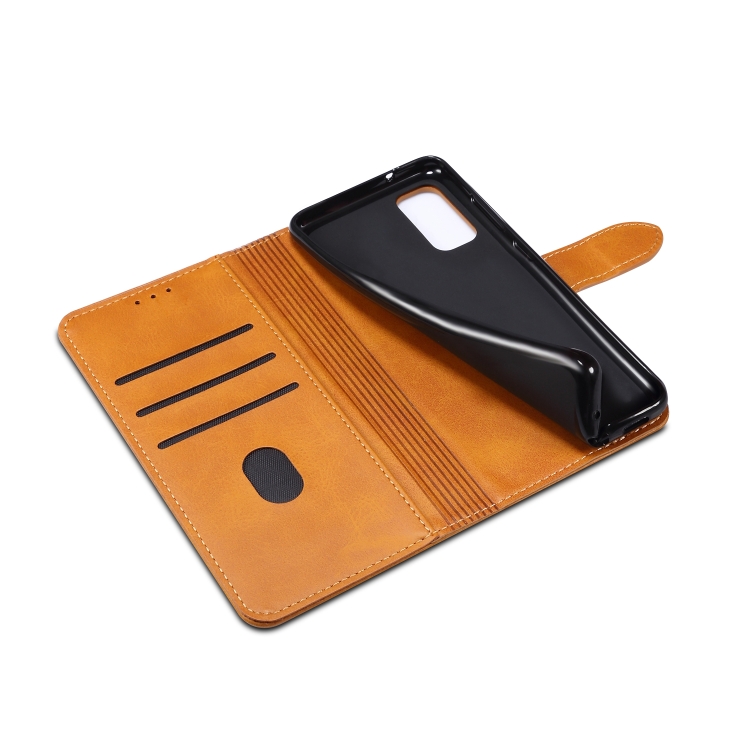 For Galaxy S20 FE GUSSIM Business Style Horizontal Flip Leather Case with Holder & Card Slots & Wallet(Khaki) For Galaxy S20 FE GUSSIM Business Style Horizontal Flip Leather Case with Holder & Card Slots & Wallet(Khaki)