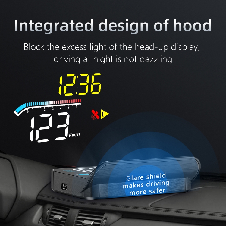 HUD – compteur de vitesse GPS OBD2 +, pour moto et voiture