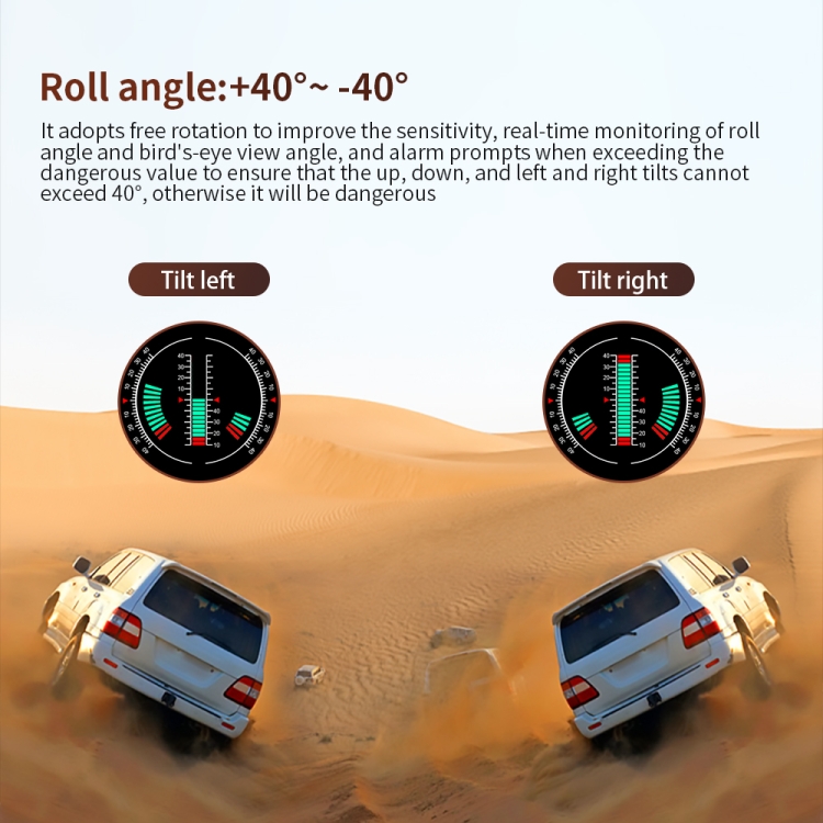 P18 GPS Car HUD Head-up Display Velocidad / voltaje / kilometraje del vehículo - 3