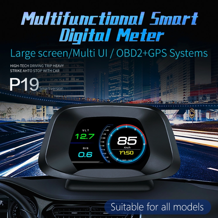 Compteur de vitesse GPS numérique à affichage HUD de voiture