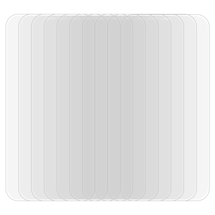 For iPhone 12 / 12 Pro 25pcs Frosted Bright Edge Anti-fingerprint Tempered Glass Film