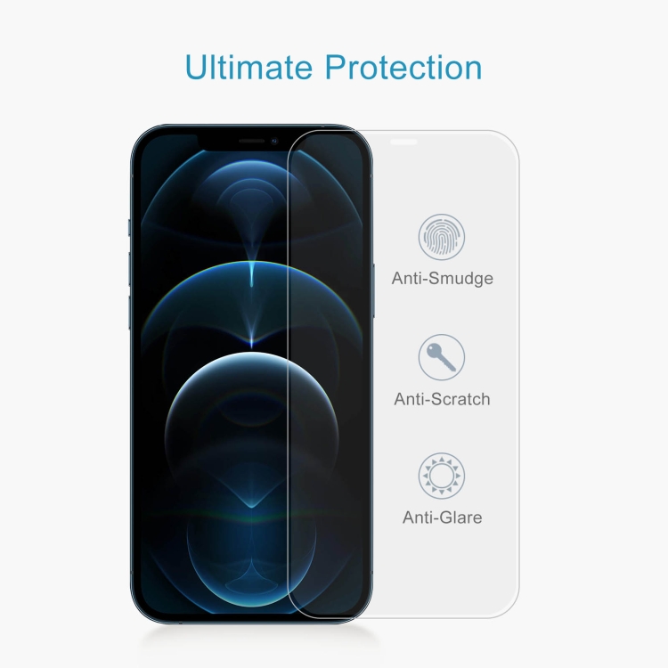 For iPhone 12 Pro Max 25pcs Frosted Bright Edge Anti-fingerprint Tempered Glass Film For iPhone 12 Pro Max 25pcs Frosted Bright Edge Anti-fingerprint Tempered Glass Film