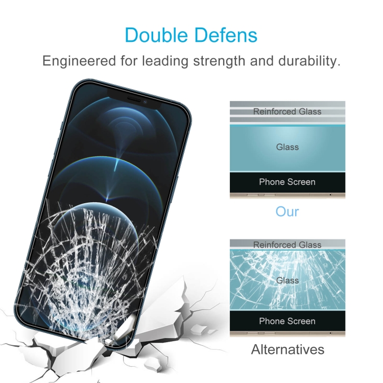 For iPhone 12 Pro Max 25pcs Frosted Bright Edge Anti-fingerprint Tempered Glass Film For iPhone 12 Pro Max 25pcs Frosted Bright Edge Anti-fingerprint Tempered Glass Film