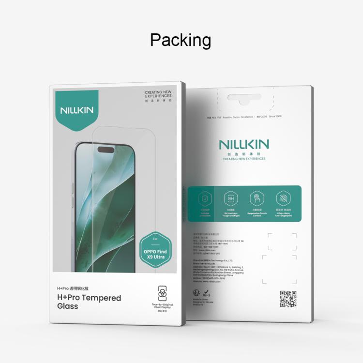 For OPPO Find X9 Ultra 5G NILLKIN H+Pro 0.2mm 9H Explosion-proof Tempered Glass Film