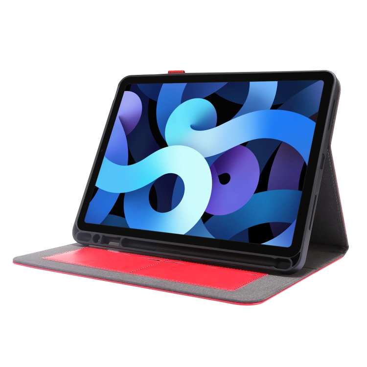 For iPad Pro 12.9 inch (2020) Crazy Horse Texture Horizontal Flip Leather Tablet Case with 2-folding Holder & Card Slot(Red) For iPad Pro 12.9 inch (2020) Crazy Horse Texture Horizontal Flip Leather Tablet Case with 2-folding Holder & Card Slot(Red)