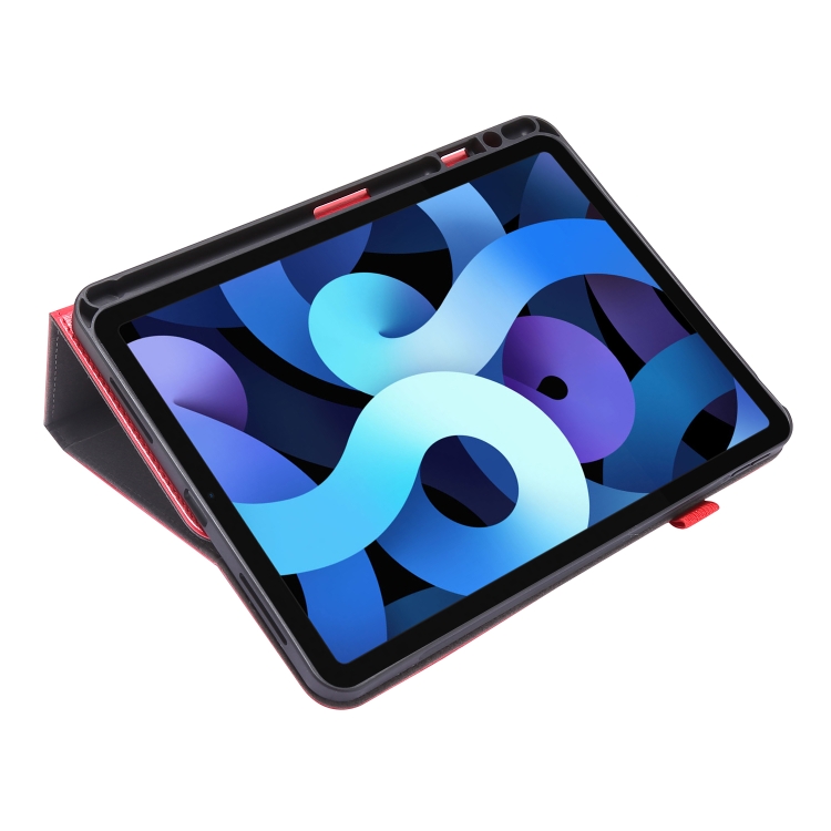 For iPad Pro 12.9 inch (2020) Crazy Horse Texture Horizontal Flip Leather Tablet Case with 2-folding Holder & Card Slot(Red) For iPad Pro 12.9 inch (2020) Crazy Horse Texture Horizontal Flip Leather Tablet Case with 2-folding Holder & Card Slot(Red)