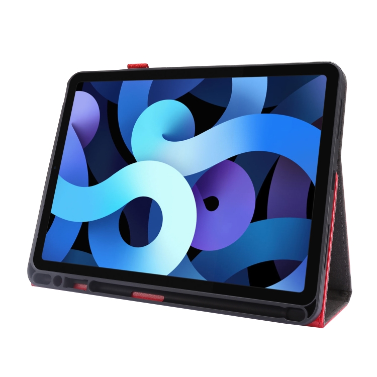 For iPad Pro 12.9 inch (2020) Crazy Horse Texture Horizontal Flip Leather Tablet Case with 2-folding Holder & Card Slot(Red) For iPad Pro 12.9 inch (2020) Crazy Horse Texture Horizontal Flip Leather Tablet Case with 2-folding Holder & Card Slot(Red)