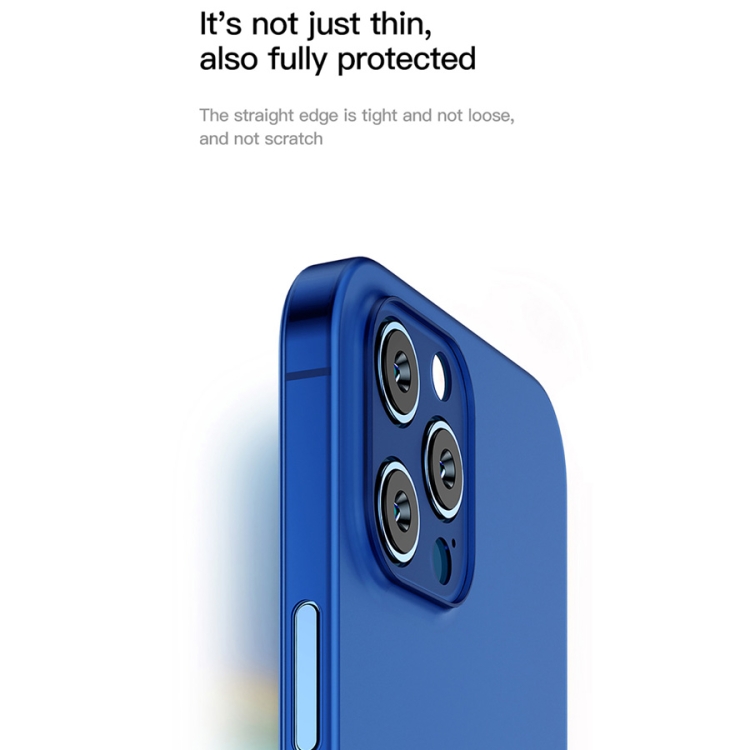 For iPhone 12 TOTUDESIGN Soft Fiber Series Shockproof PP Protective Case(Transparent Blue) For iPhone 12 TOTUDESIGN Soft Fiber Series Shockproof PP Protective Case(Transparent Blue)