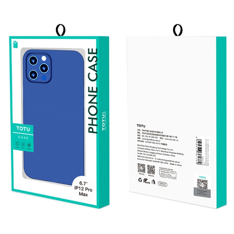 For iPhone 12 TOTUDESIGN Soft Fiber Series Shockproof PP Protective Case(Transparent Blue) For iPhone 12 TOTUDESIGN Soft Fiber Series Shockproof PP Protective Case(Transparent Blue)