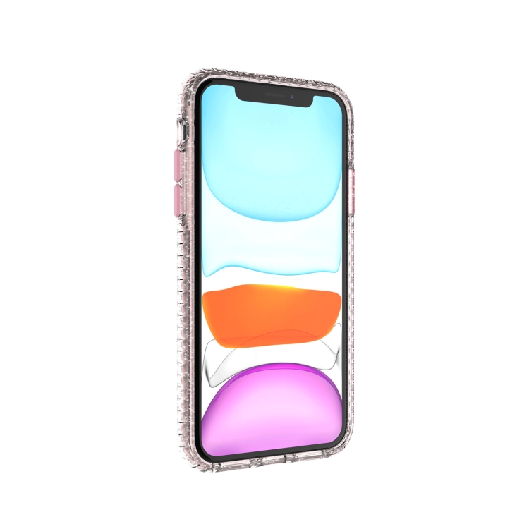 For iPhone 11 2 in 1 Ultra Clear Shockproof PC+ TPU Case with Removable Color Button (Yellow) For iPhone 11 2 in 1 Ultra Clear Shockproof PC+ TPU Case with Removable Color Button (Yellow)