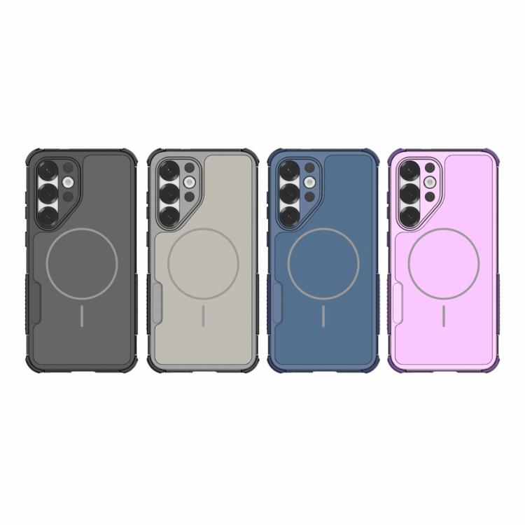 For Galaxy S25+ 5G Heat Dissipation Air Shockproof TPU + PC Magsafe Phone Case(Gray)