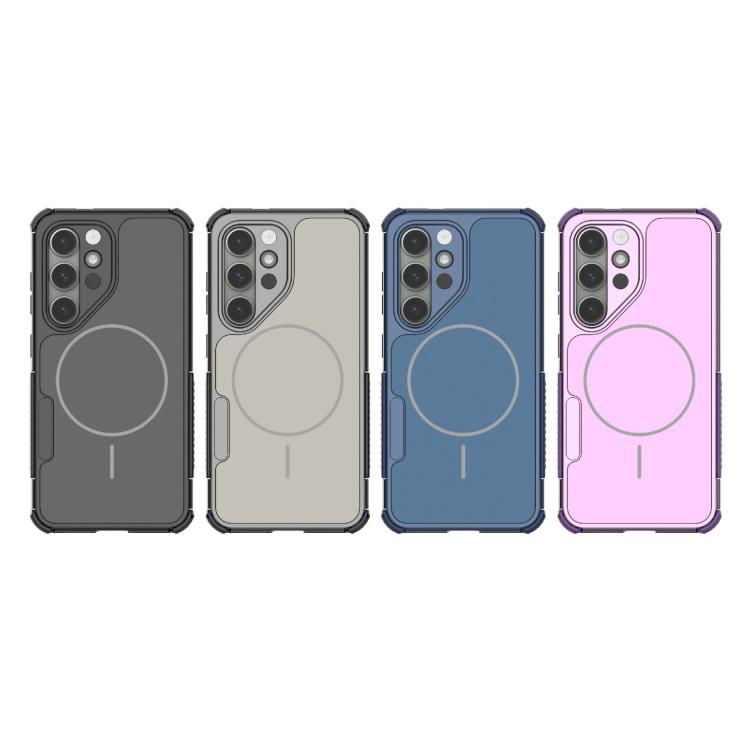 For Galaxy S24 5G Heat Dissipation Air Shockproof TPU + PC Magsafe Phone Case(Gray)