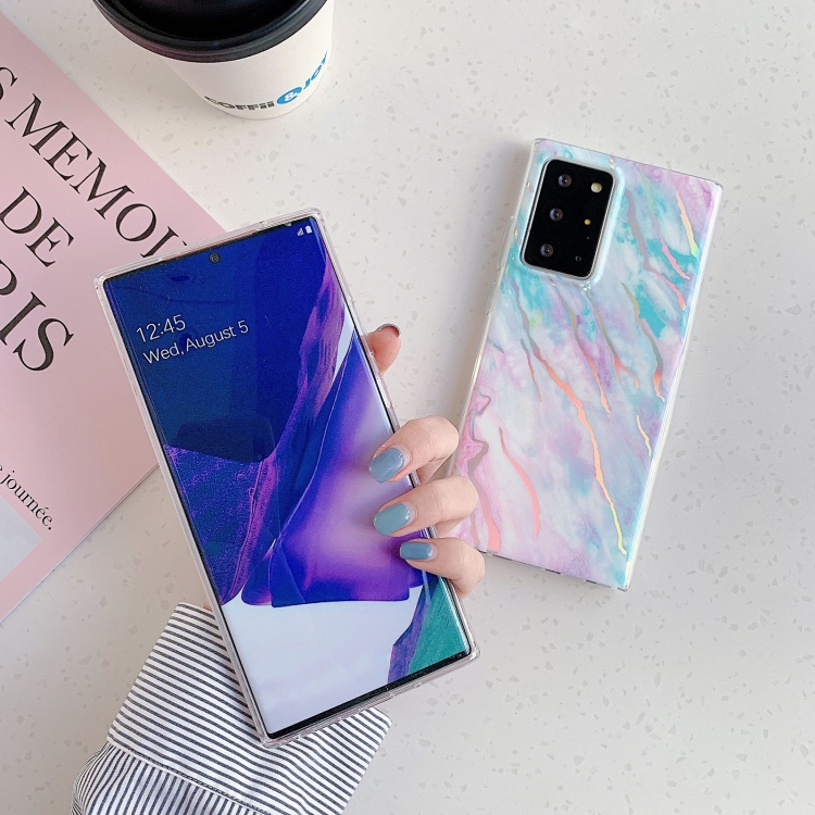 For Samsung Galaxy S20 FE Laser Marble Pattern TPU Protective Case(Purple Marble) For Samsung Galaxy S20 FE Laser Marble Pattern TPU Protective Case(Purple Marble)