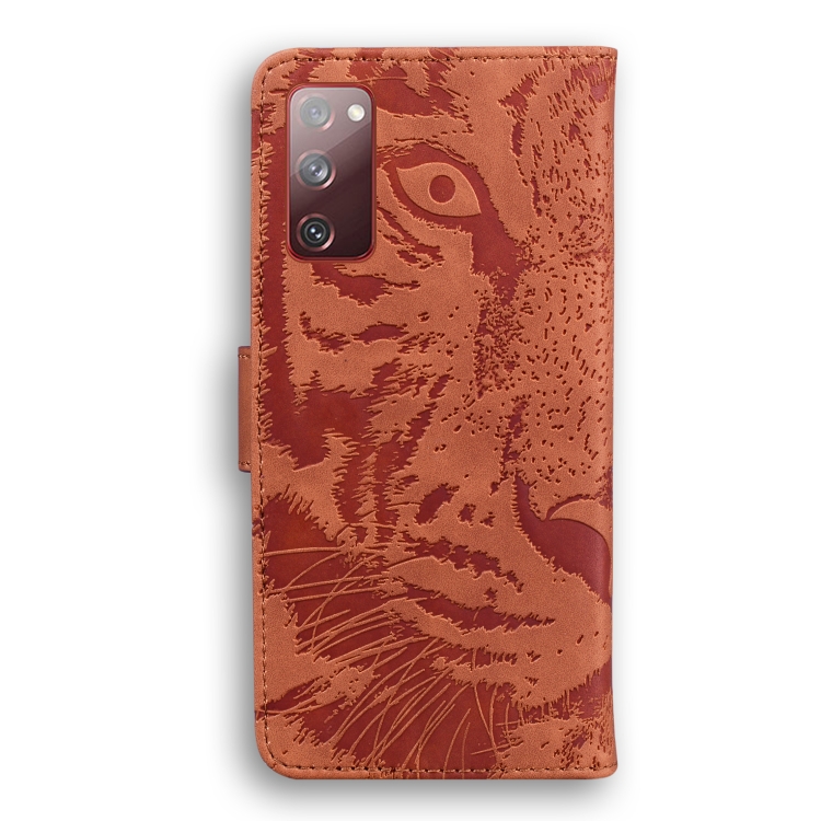 For Samsung Galaxy S20 FE / S20 FE 5G / S20 Lite Tiger Embossing Pattern Horizontal Flip Leather Case with Holder & Card Slots & Wallet(Brown) For Samsung Galaxy S20 FE / S20 FE 5G / S20 Lite Tiger Embossing Pattern Horizontal Flip Leather Case with Holder & Card Slots & Wallet(Brown)
